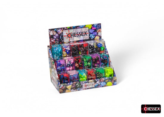 Expositor Best Chessex 7 Die Polyhedral Set Sample 29910