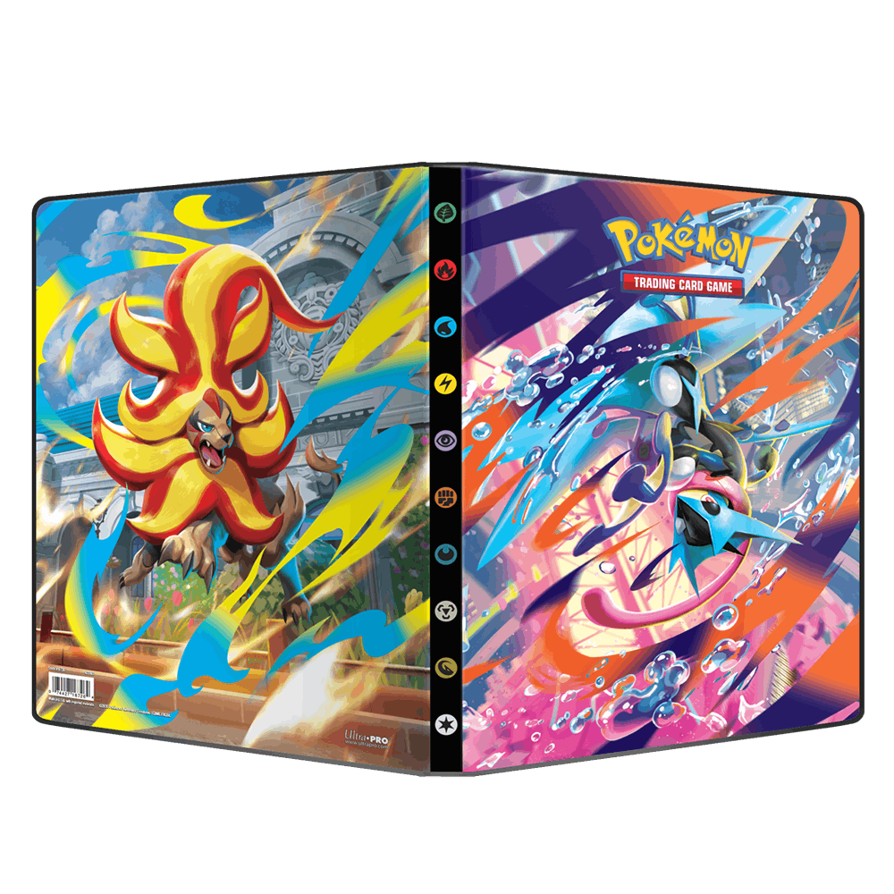 PKM Mega Ev Chaos Rising 9 Pocket Portafolio