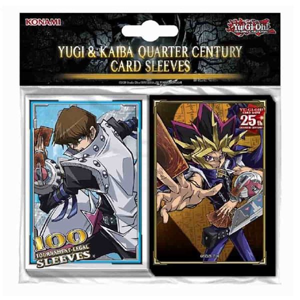 25Th Yugi Y Kaiba Card Sleeves