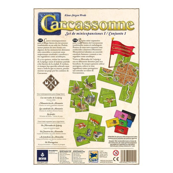 Carcassonne: Set de Miniexpansiones I / Conjunto 1